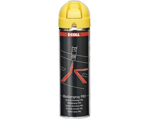 Spray de marquage E-Coll 500 ml jaune 1 pièce
