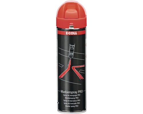 Spray de marquage E-Coll 500 ml rouge 1 pièce