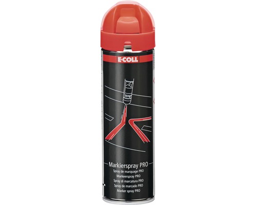 Markierspray E-Coll 500 ml rot 1 Stück