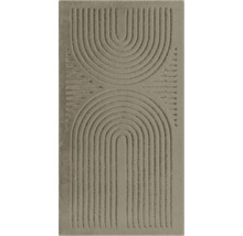 Carreau décoratif avec motif de lignes géométriques