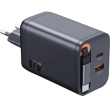Chargeur USB 67 watts avec ports USB-C et USB-A