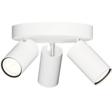 Plafonnier avec trois spots