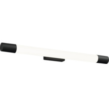 Applique murale LED allongée avec embouts mats