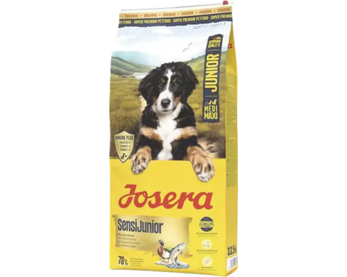 Croquettes pour chiens Josera Sensi Junior 12.5 kg Aliment sec pour chien Josera SensiJunior en sac de 12.5 kilogrammes