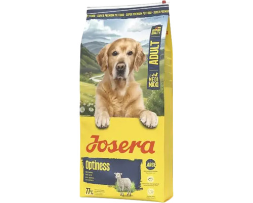 Josera croquettes pour chiens Optiness 12.5 kg Emballage de nourriture pour chiens Josera Optiness Large Adulte