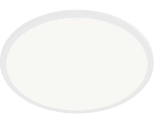 Plafonnier Superslim LED 18 W 1500 lm blanc Lavabo ovale en céramique