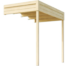 Abri en bois avec poteaux pour l'extérieur