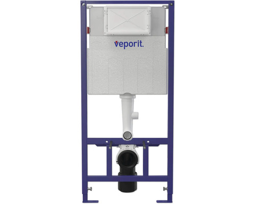 veporit. Vorwandelement ICUBOX WC 1120.3 für WC Bauhöhe 1120 mm inkl. Wandbefestigung Veporit Vorwandelement für Wand-WC