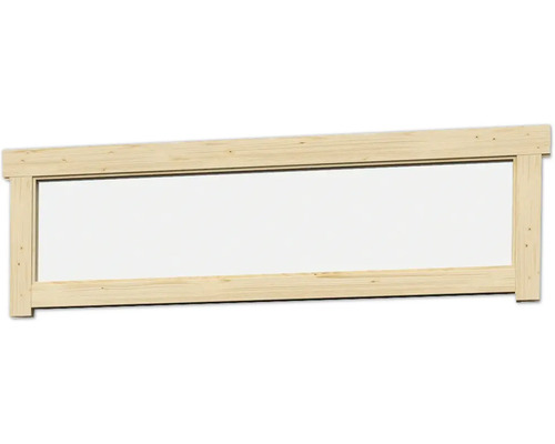 Fenêtre Outdoor Life Felix/Fynn 150 x 45 cm naturel Cadre de fenêtre en bois pour abri de jardin