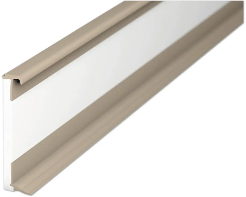 Plinthe à coller Prinz PVC beige 11x58x2500mm Profilé de finition en plastique