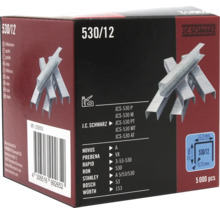 Packung J.C. Schwarz Heftklammern 530/12, 5000 Stück