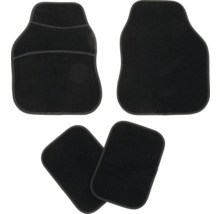 Set aus vier schwarzen Automatten