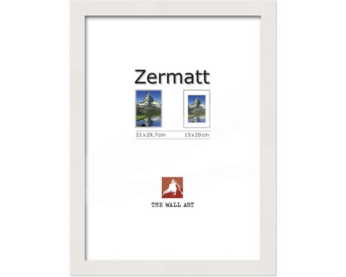 Cadre photo Zermatt avec deux photos et logo The Wall Art