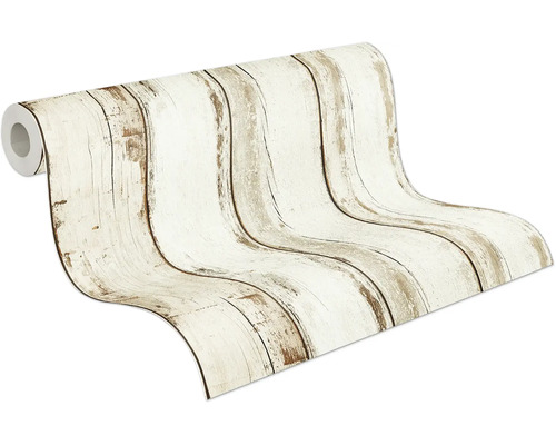 Rouleau de papier peint aspect bois