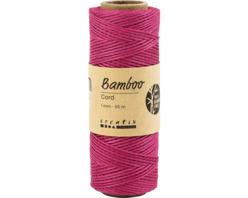 Rolle Bambus Kordel, 1 mm Durchmesser, 65 m Länge
