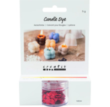 Colorant pour bougies jaune en emballage