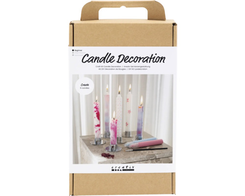 Kit de bricolage décoration de bougies dans son emballage