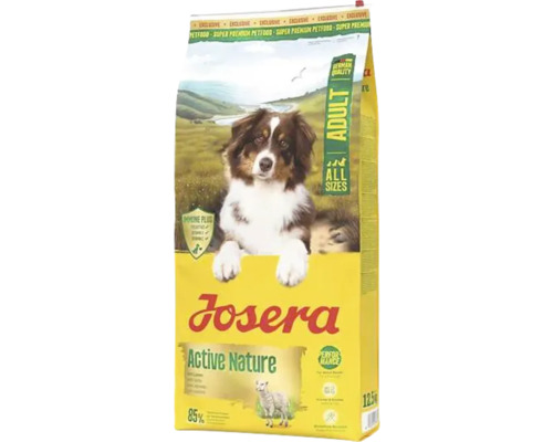 Croquettes pour chiens Josera Active Nature 12.5 kg Josera Active Nature Aliments secs pour chiens, convient à toutes les races