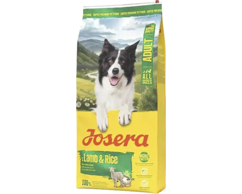Josera croquettes pour chiens Lamb & Rice 12.5 kg Josera Aliment pour chiens Adult avec agneau et riz