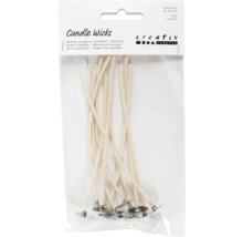 Kerzendochte für Kerzen in Behältern, 10 Stück