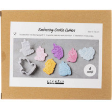 Ausstechformen mit Einhorn-Motiv, 6er-Set