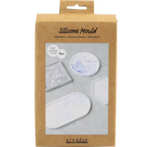 Silikonform Set mit vier Formen in einer Verpackung