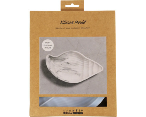 Silikonform in einer Verpackung