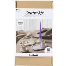 Starter-Kit Harzguss zum Basteln für Anfänger mit Harz und Zubehör in einer Verpackung.