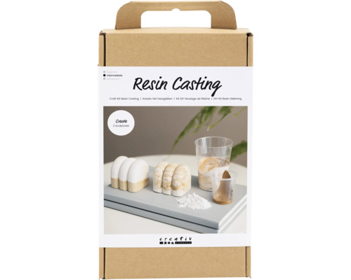 Kit de moulage de résine pour deux sculptures