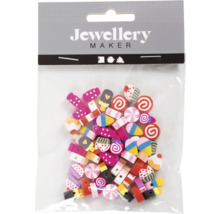 Fabricant de bijoux, perles de bonbons dans un emballage