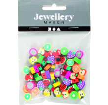 Paquet de perles de bijoux en différentes formes de fruits