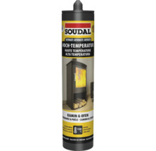 Mastic haute température Soudal pour cheminée et poêle