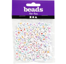 Packung mit Buchstabenperlen zum Basteln