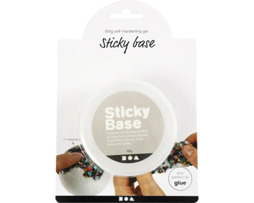 Sticky Base Kleber 100 g Sticky Base, selbsthärtendes Gel für Dekorationsarbeiten, 100 Gramm