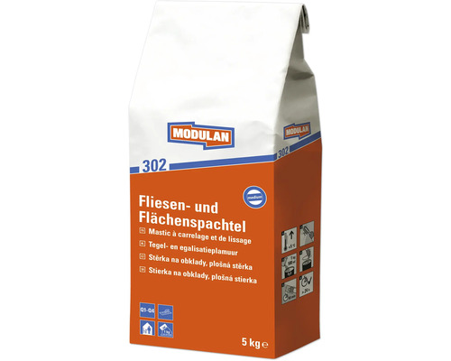 Modulan Fliesen- und Flächenspachtel, 5 Kilogramm Packung