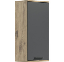 Armoire suspendue avec une porte et cadre en bois