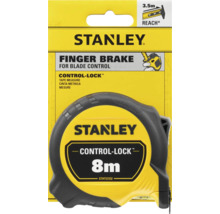 Mètre à ruban Stanley avec frein à doigt et longueur de bande de 8 mètres