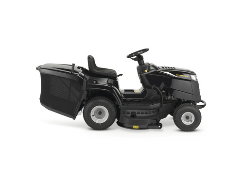Tondeuse autoportée avec bac de ramassage