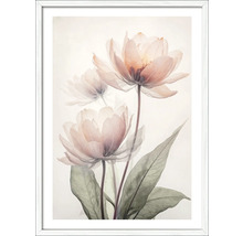 Gerahmtes Bild mit floralem Motiv für die Wandgestaltung