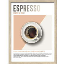Espresso Poster im Rahmen