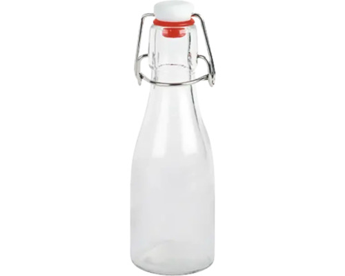 Bouteille en verre vide avec bouchon à étrier