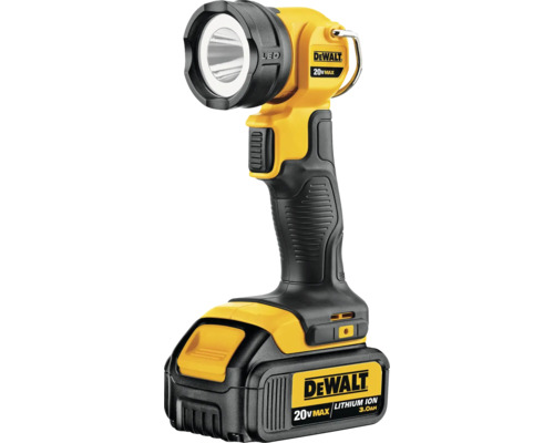 Lampe torche sans fil DeWalt avec lampe LED