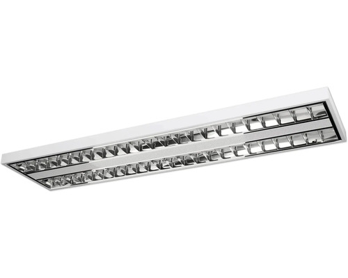 Luminaire à grille Eglo Piru 21 W 5600 lm L 124.5 cm blanc Plafonnier pour éclairage intérieur