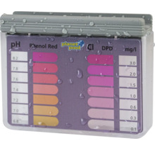 Testeur d'eau de piscine pour déterminer le pH et la teneur en chlore