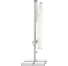 Parasol fermé avec support