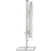 Parasol fermé avec support