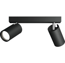 Plafonnier avec deux spots