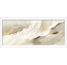 Abstraktes Gemälde mit weißem Rahmen