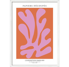 Grafikdruck mit abstrakten Formen und Rahmen