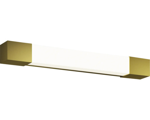 Applique murale Rover LED 10 W 730 lm blanc/or verre opale Applique murale LED avec design rectangulaire